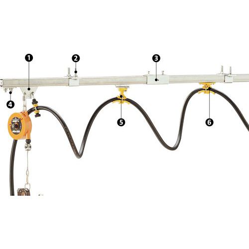 Monorraíl para polipasto eléctrico - Capacidad 50 kg Monorraíl para polipasto eléctrico - Capacidad 50 kg