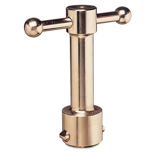 Llave para desagüe con cabezal Llave para desagüe con cabezal