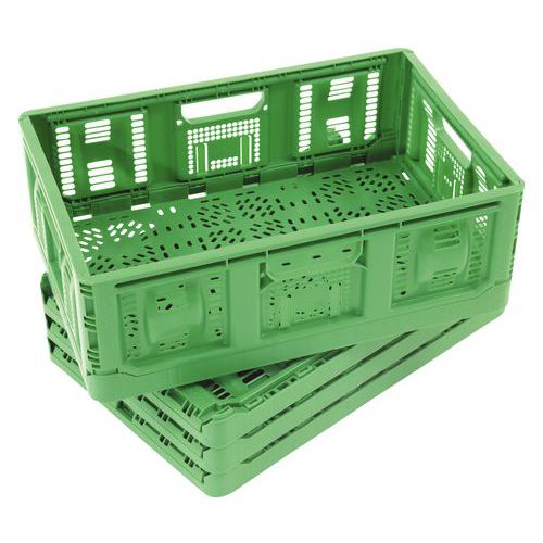 Caja plegable económica - Longitud 550 mm - 34 L - Manutan.es