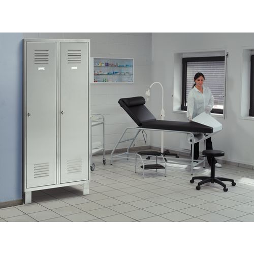 Vestuario inox 1 a 3 columnas - Industria limpia - En patas - Manutan