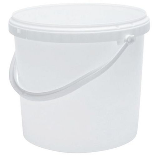 Cubo blanco con tapa - De 1 a 30 L 