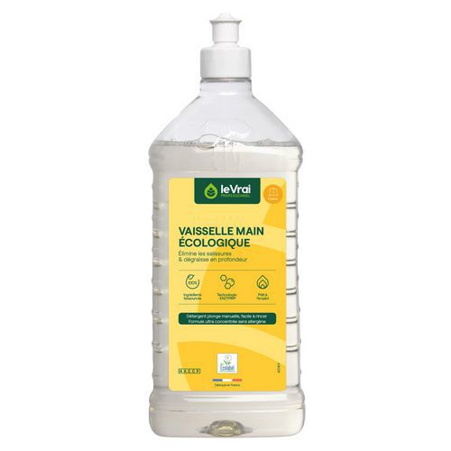 Lavavajillas líquido para fregar a mano - 1 L - Enzypin