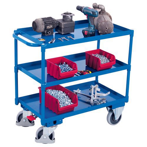 Carro con 3 plataformas de metal - Capacidad 400 kg