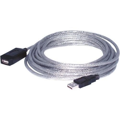 Cable alargador USB 2.0 5 m - Dacomex Cable alargador USB 2.0 5 m - Dacomex