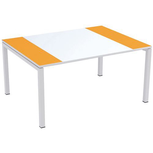 Mesa de reunión Easydesk - Tablero blanco - Meet By Paperflow