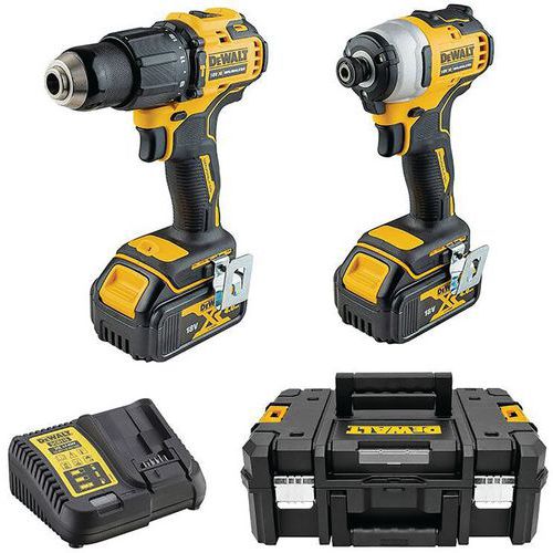 Kit 2 herramientas XR 18 V 3 AH Li - taladro atornillador - Dewalt -  Manutan.es