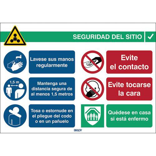 Panel COVID-19 Normas de seguridad Panel COVID-19 Normas de seguridad
