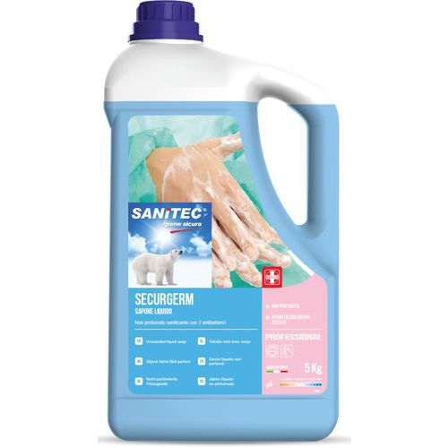 Jabón líquido con 2 agentes antibacterianos - 5 kg Jabón líquido con 2 agentes antibacterianos - 5 kg