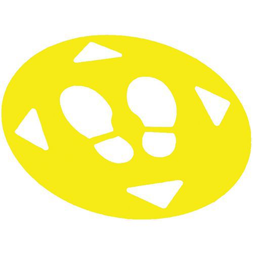 Adhesivo de marcado en el suelo para colas de espera - Pies - Gergosign Adhesivo de marcado en el suelo para colas de espera - Pies - Gergosign