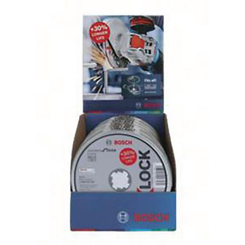 Discos X-LOCK de acero inoxidable 125x1,6 planos - Bosch Discos X-LOCK de acero inoxidable 125x1,6 planos - Bosch