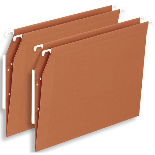 Carpetas suspendidas kraft de pestañas de sujeción Budget - Para