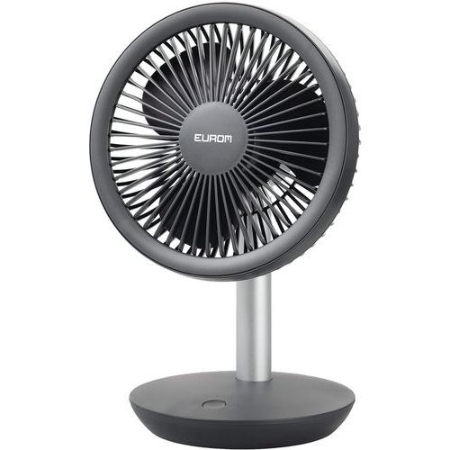 Ventilador portátil a batería - Cargador USB - Eurom Ventilador portátil a batería - Cargador USB - Eurom