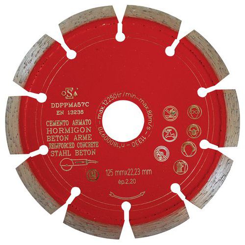Disco Diamantado 14'' Profesional - Corte Ladrillo Súper