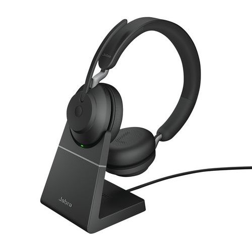 Microauriculares con cable Evolve2 65 Duo USB-A MS Link 380a - Jabra Microauriculares con cable Evolve2 65 Duo USB-A MS Link 380a - Jabra