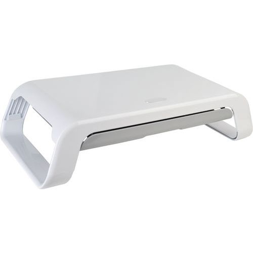 Soporte para monitor blanco Glossy - Desq 