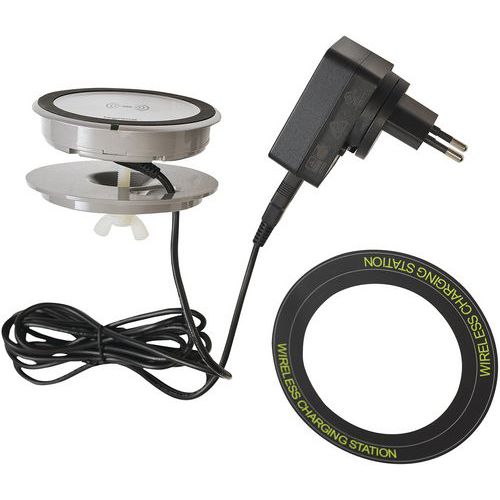 Cargador empotrado de inducción QI mobiliario -