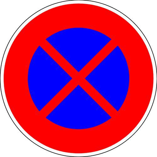 Panel de señalización B6d Parada y estacionamiento prohibidos - Kelias