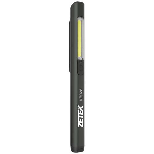 Bolígrafo linterna recargable Zetex de 1,2 W - 140 lm - Zeca Bolígrafo linterna recargable Zetex de 1,2 W - 140 lm - Zeca