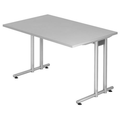 Escritorio fijo de 120 cm de la serie N - Hammerbacher