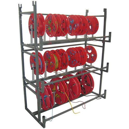 Estantería para devanadores y bobinas Bobi-Rack - Cable Equipments